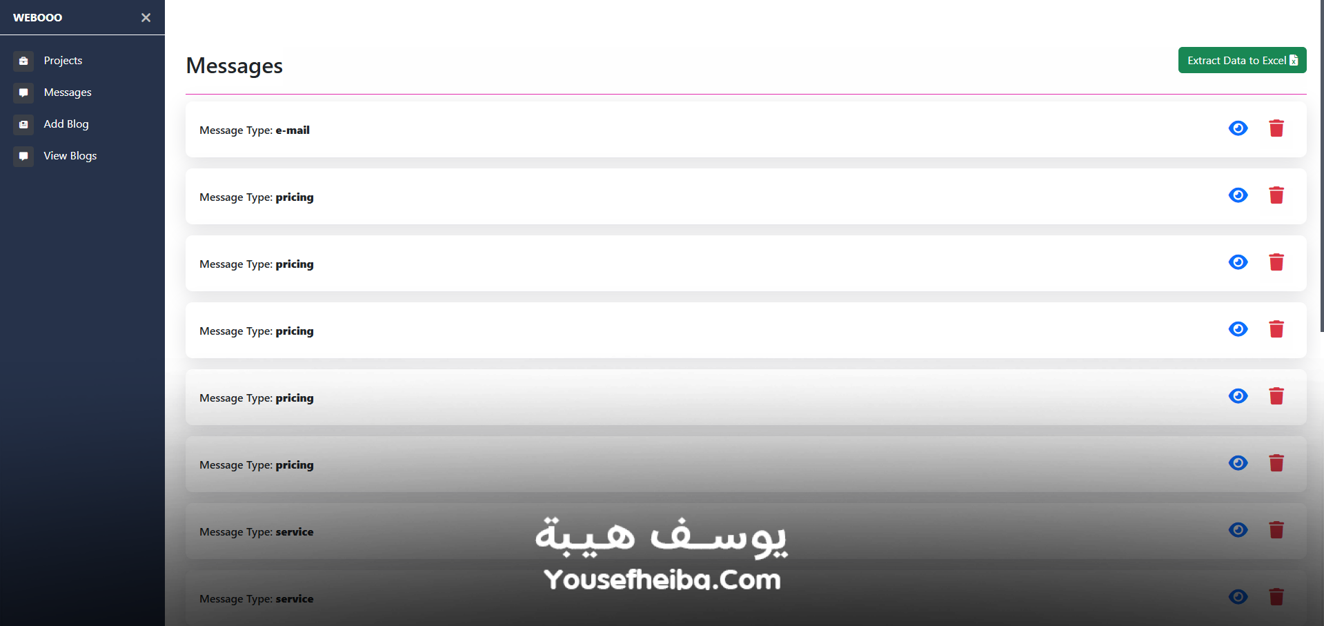 Mila Knight - موقع تعريفي عن شركة خدمات متكاملة.