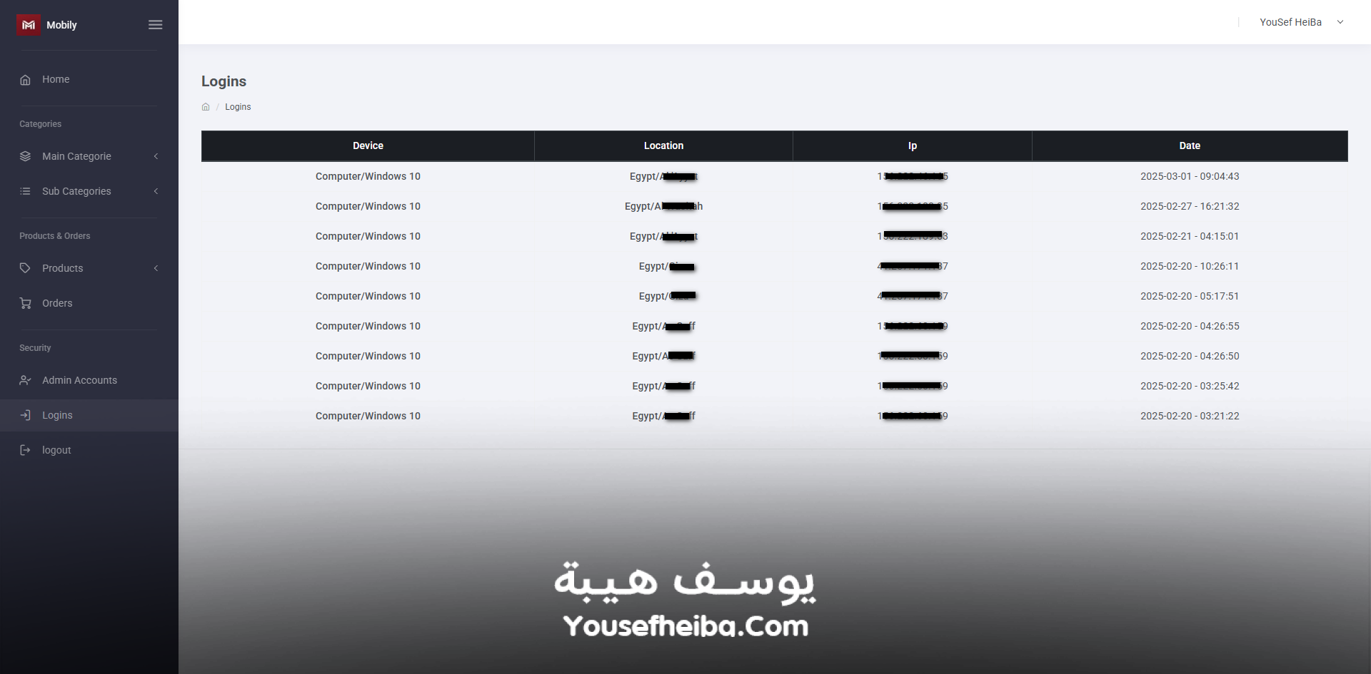 منصة متجر إلكتروني متكامل لإدارة وبيع المنتجات عبر الإنترنت.
